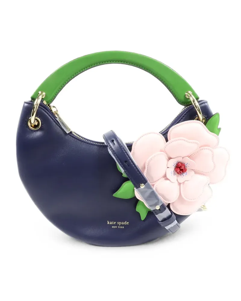 Kate Spade Expo Floral Schultertasche - Blau Blau