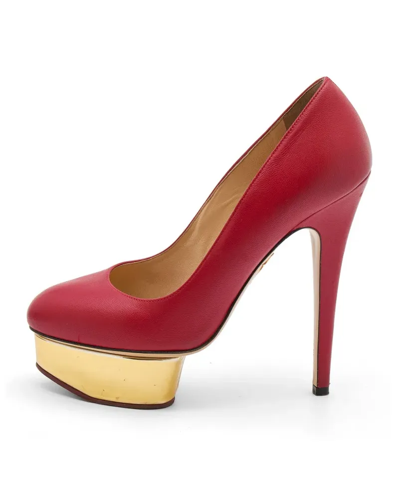 Charlotte Olympia Dolly Plateau-Pumps - Rot Rot