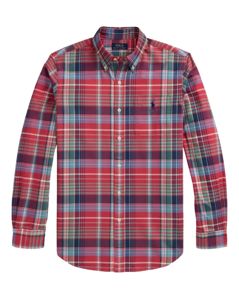 Ralph Lauren Kariertes Oxford-Hemd - Rot Rot