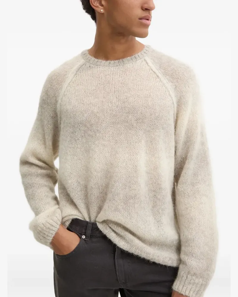 A.P.C. Pullover mit Rundhalsausschnitt - Nude Nude