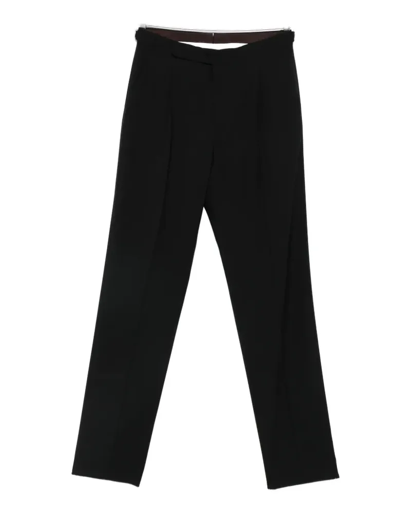 Umit Benan pleated trousers - Schwarz Schwarz