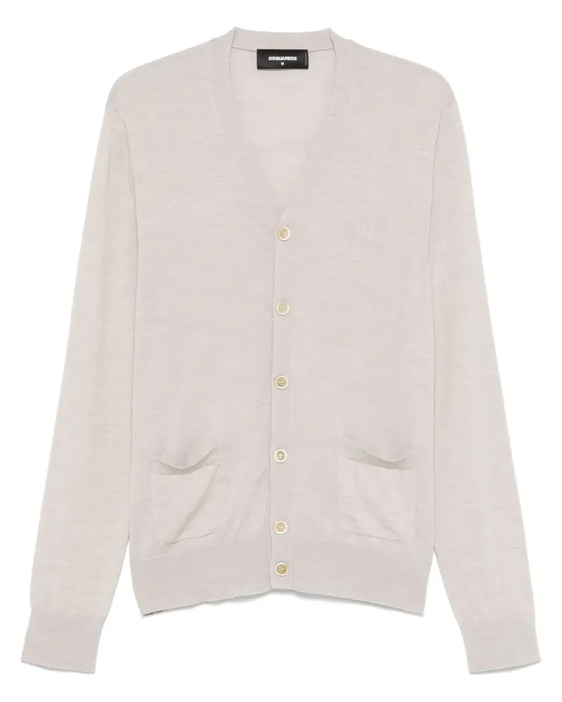 Dsquared2 Klassischer Cardigan - Nude Nude