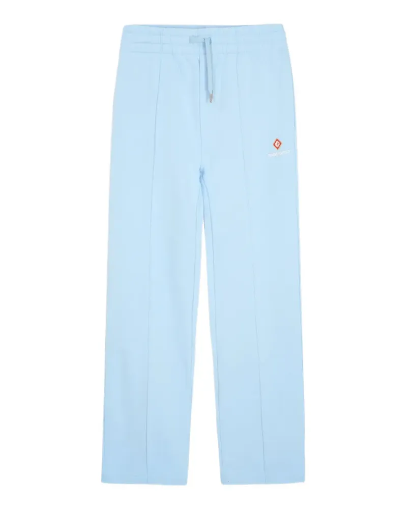 Casablanca Paris logo-patch track pants - Blau Blau