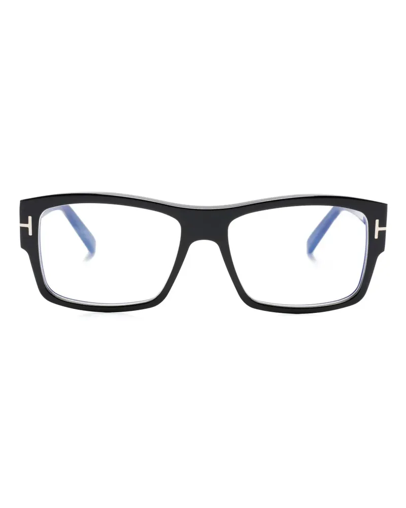 Tom Ford Brille mit eckigem Gestell - Schwarz Schwarz