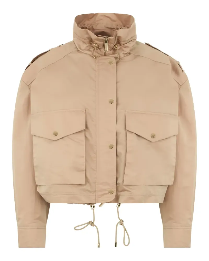 MOORER cropped jacket - Nude Nude