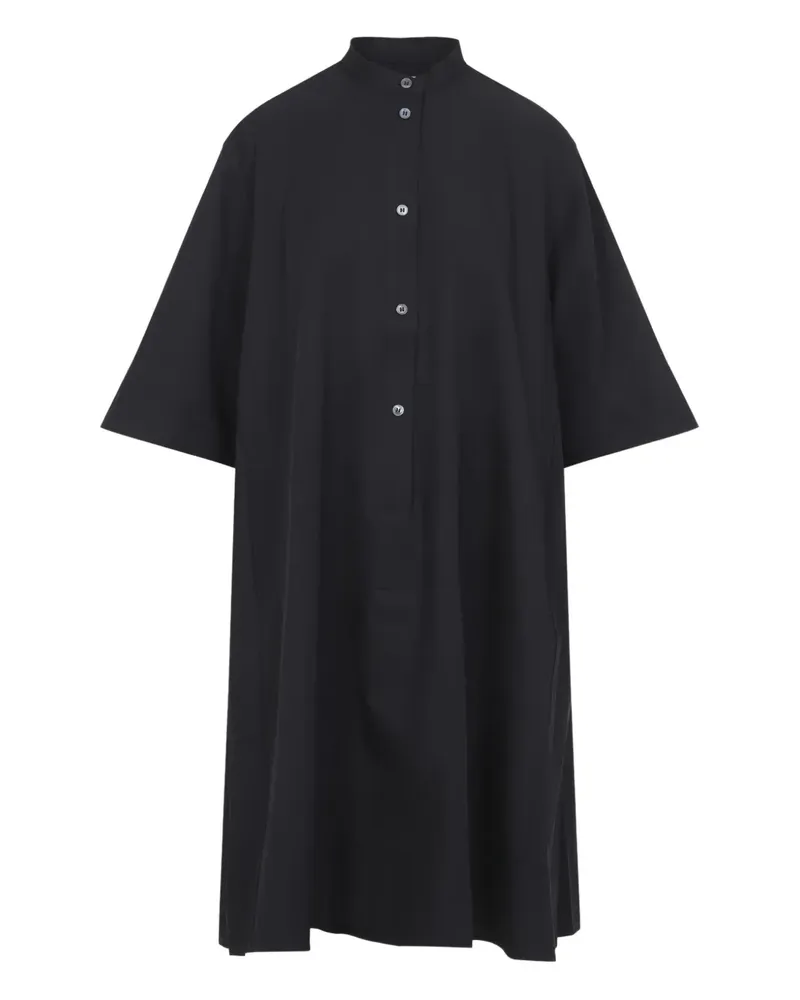 Studio Nicholson buttoned shirt midi dress - Schwarz Schwarz