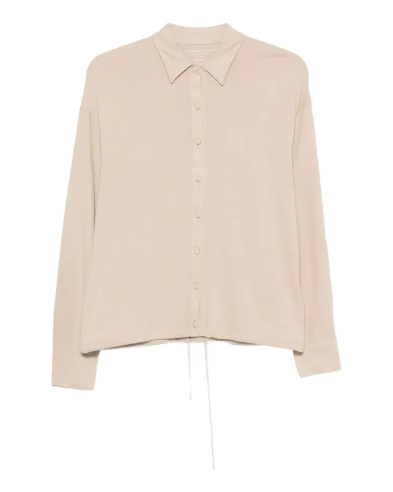 Majestic drawstring-hem shirt - Rosa Rosa