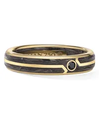 David Yurman 18kt Forged Carbon Gelbgoldring Gold