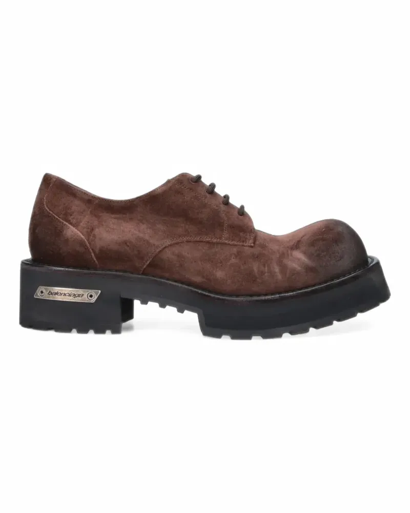 Balenciaga Venom derby in espresso - Braun Braun