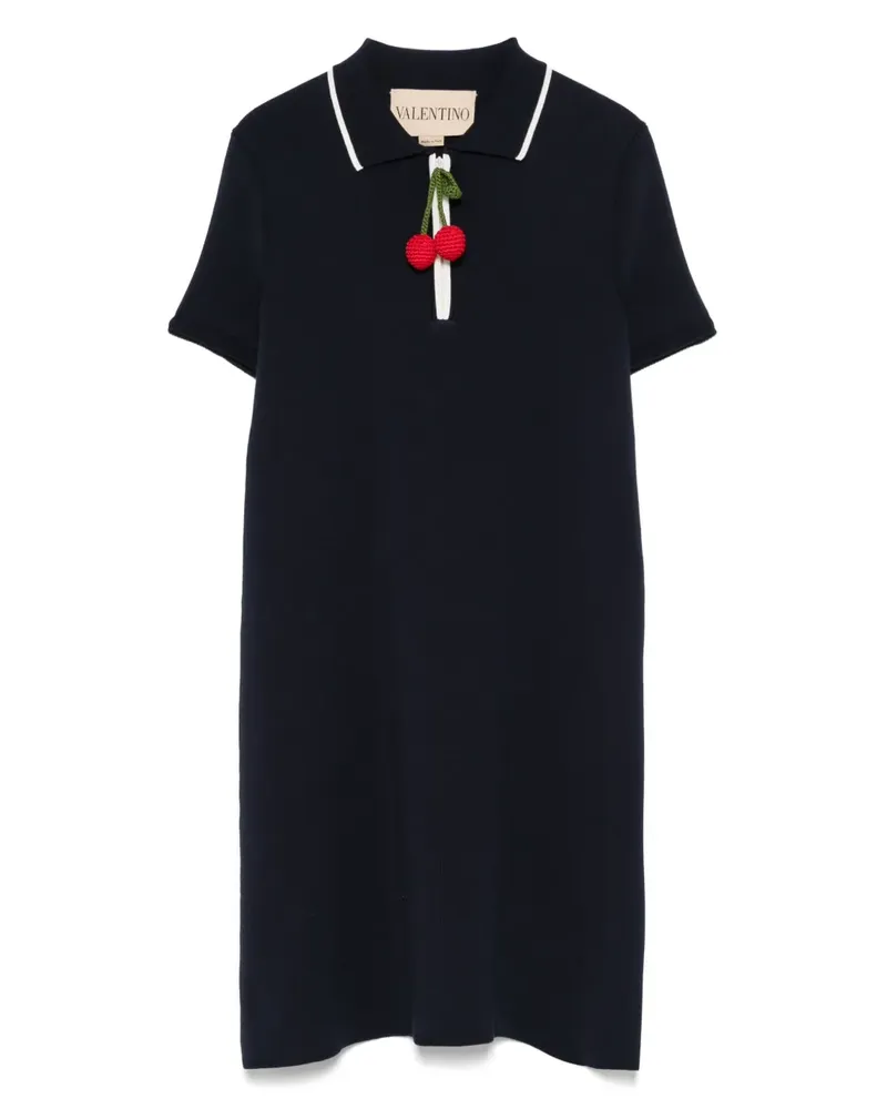 Valentino Garavani Minikleid mit Polokragen - Blau Blau
