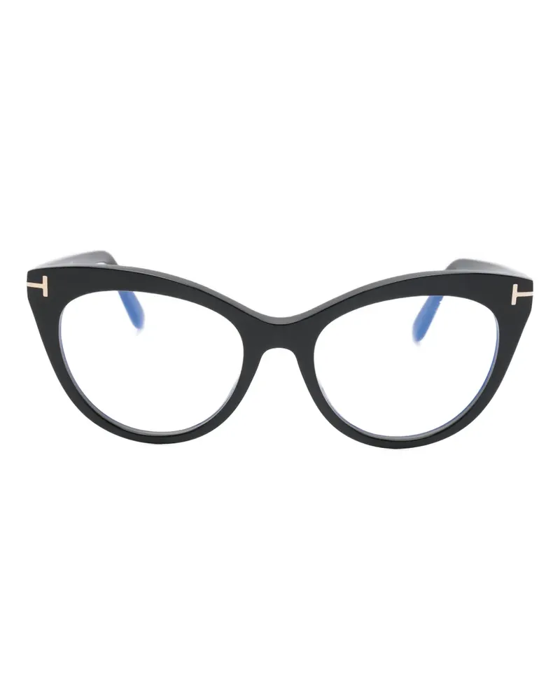 Tom Ford Brille mit Cat-Eye-Gestell - Schwarz Schwarz