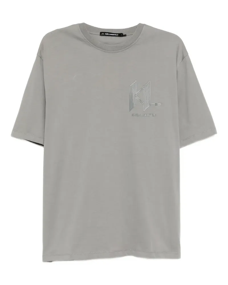 Karl Lagerfeld Artwork K T-Shirt - Grau Grau
