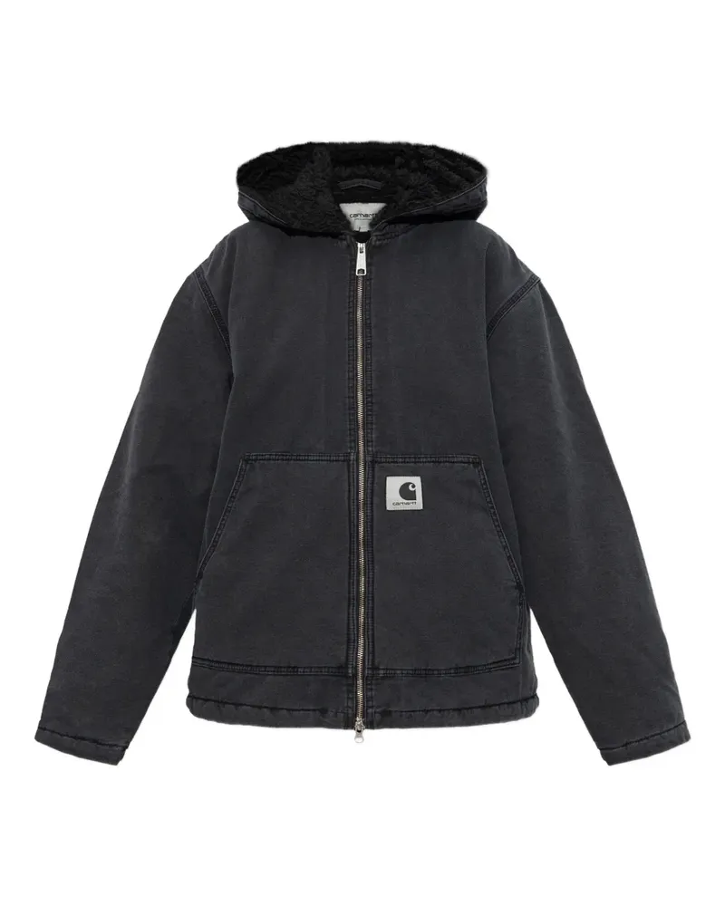 Carhartt WIP zip-up hooded jacket - Schwarz Schwarz