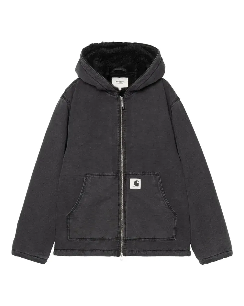 Carhartt WIP Kapuzenjacke mit Reißverschluss - Schwarz Schwarz