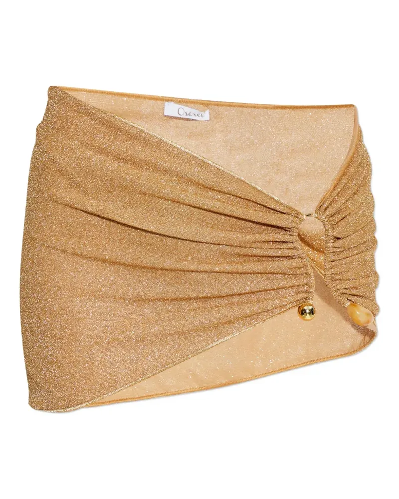 Oséree cut-out beach cover-up - Gold Gold