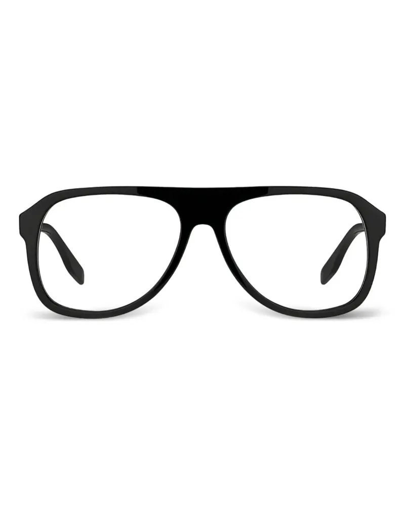 Marc Jacobs Brille mit geometrischem Gestell - Schwarz Schwarz