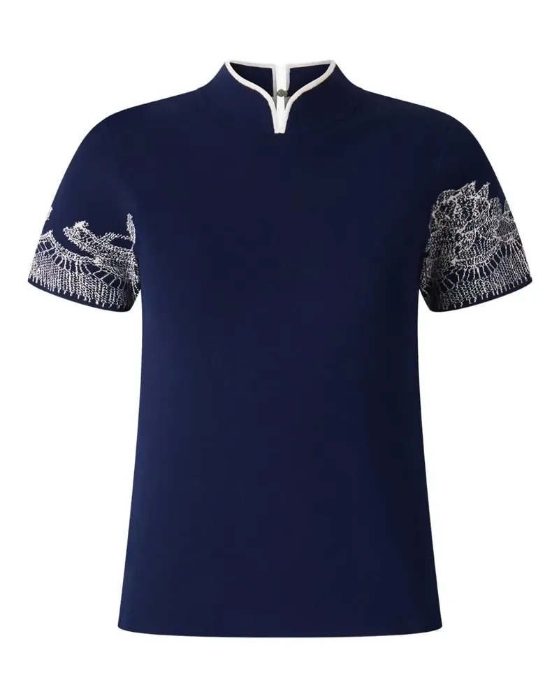 Shanghai Tang Tang Qipao Oberteil - Blau Blau