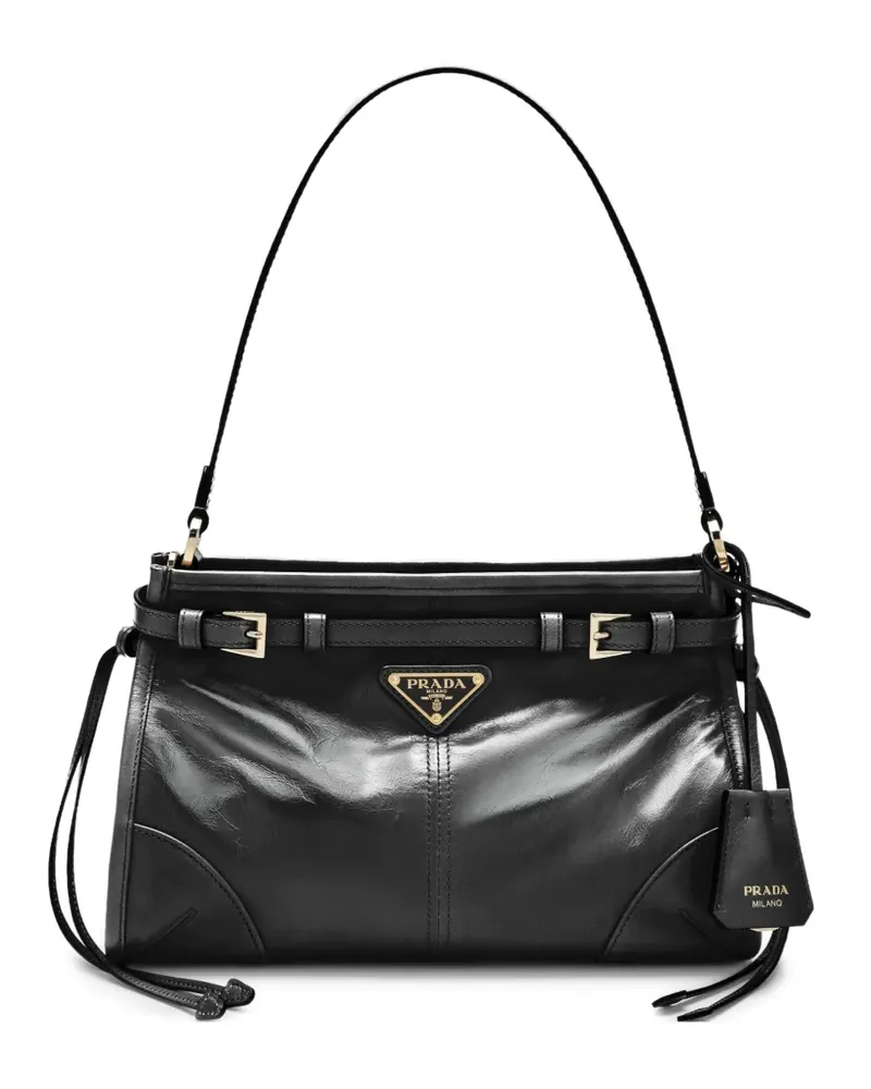 Prada Kleine Bonnie Handtasche - Schwarz Schwarz