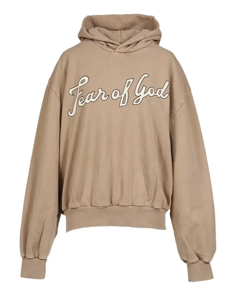 Fear of God 26 Classic Hoodie im Distressed-Look - Braun Braun