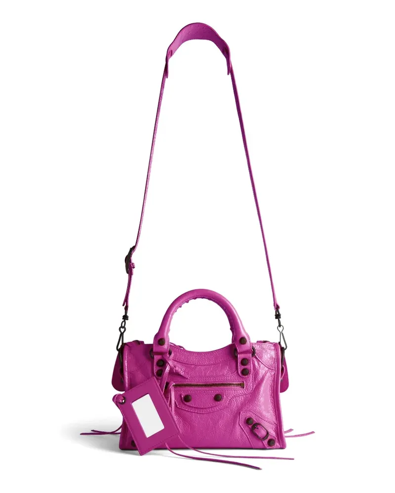 Balenciaga Mini Le City Schultertasche - Rosa Rosa