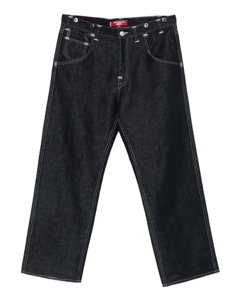 Junya Watanabe x Levi's contrast-stitch wide-leg jeans - Blau Blau