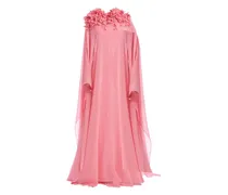 Kleid mit Blumenverzierung - Rosa