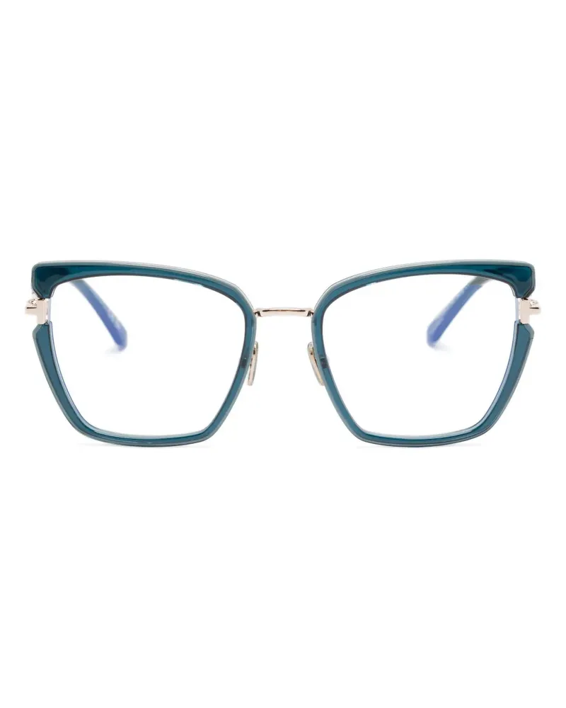 Tom Ford FT5984B Cat-Eye-Brille - Grün Grün