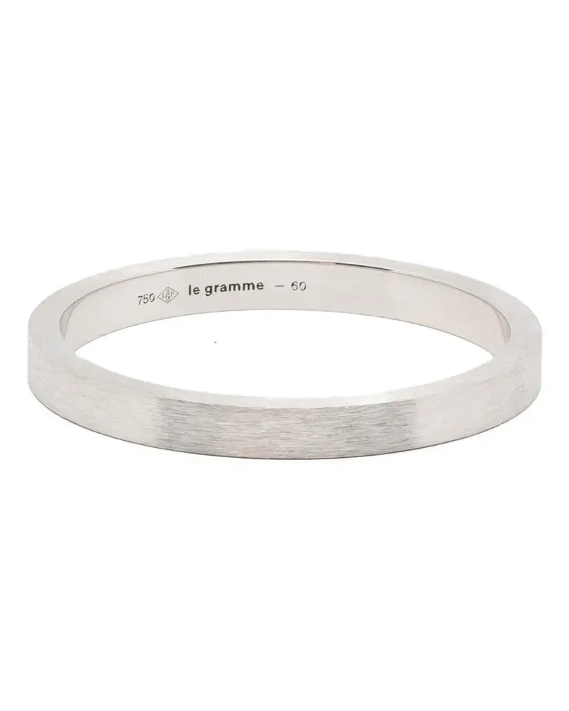 Le Gramme flat-band ring - Silber Silber