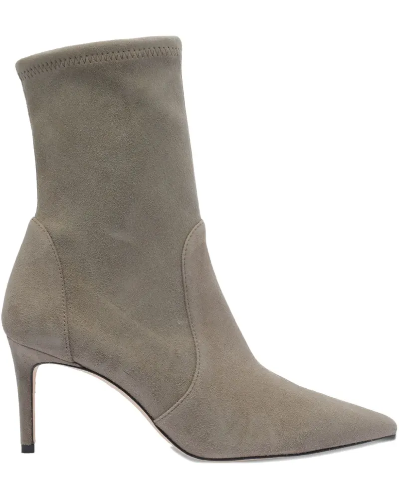 Stuart Weitzman Stiefel mit Absatz 75mm - Grau Grau