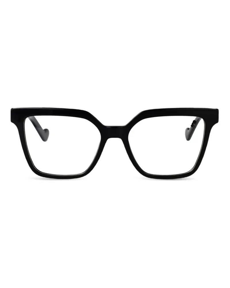 Liu Jo Brille mit Logo-Schild - Schwarz Schwarz