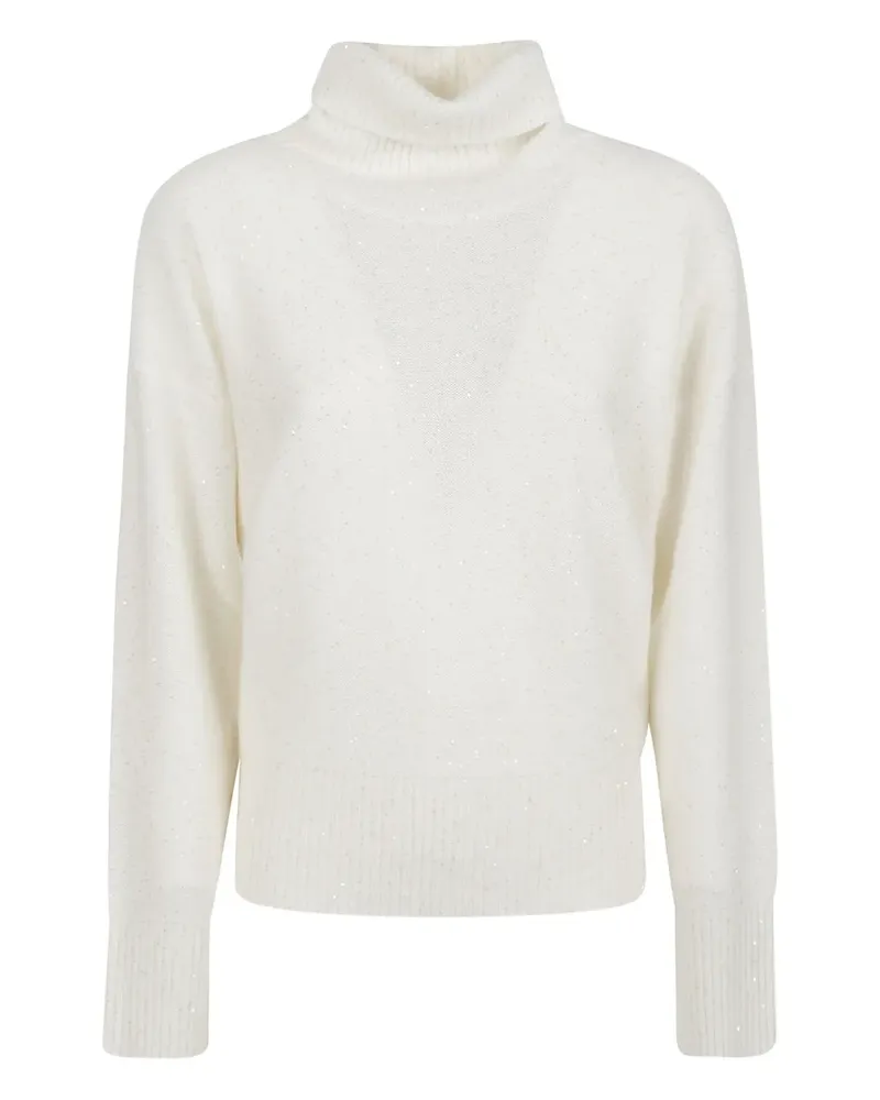 Fabiana Filippi sequin-embellished sweater - Weiß Weiß