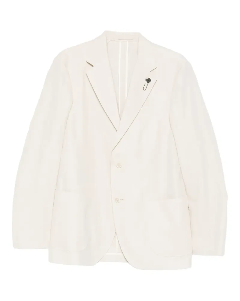 LARDINI Sakko mit aufgesetzter Tasche - Nude Nude