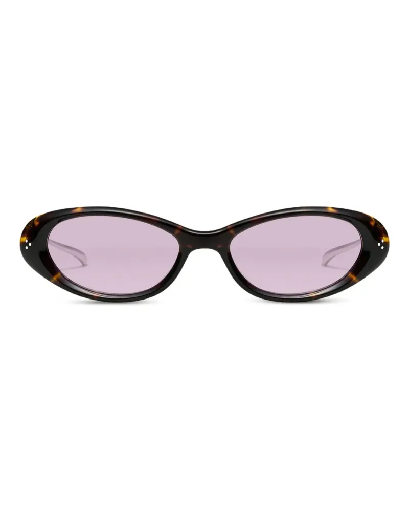 Gentle Monster Ora Sonnenbrille mit ovalem Gestell - Braun Braun