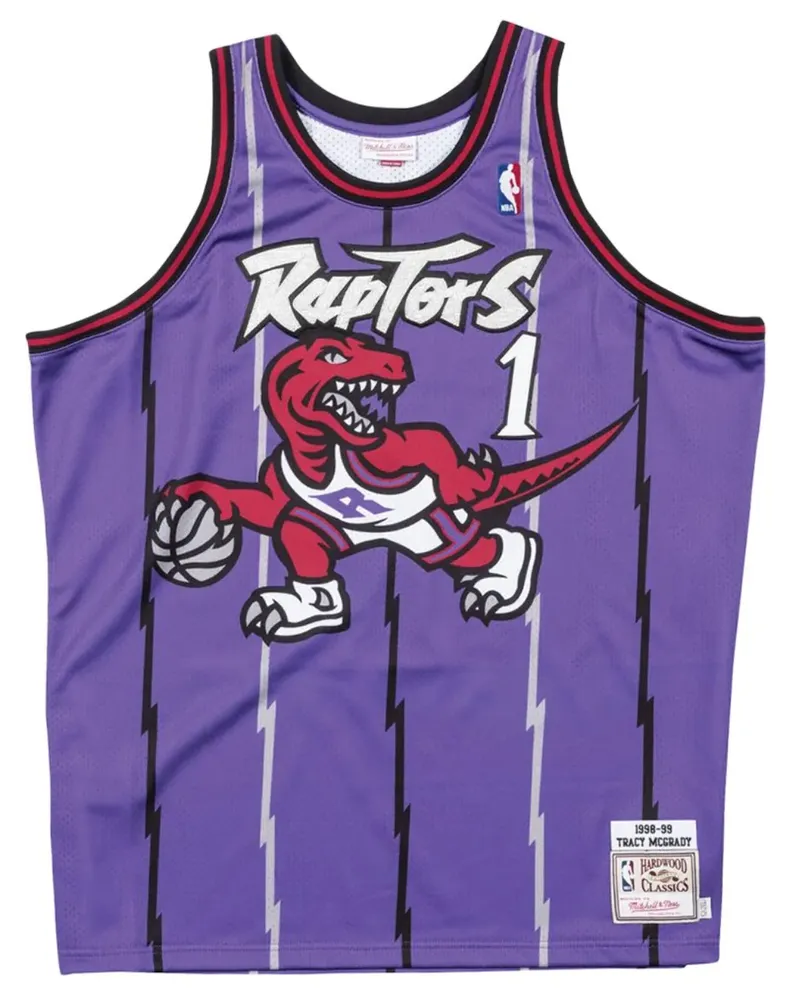 Mitchell & Ness NBA Toronto Raptors 98 Tracy McGrady Trikot - Violett Violett