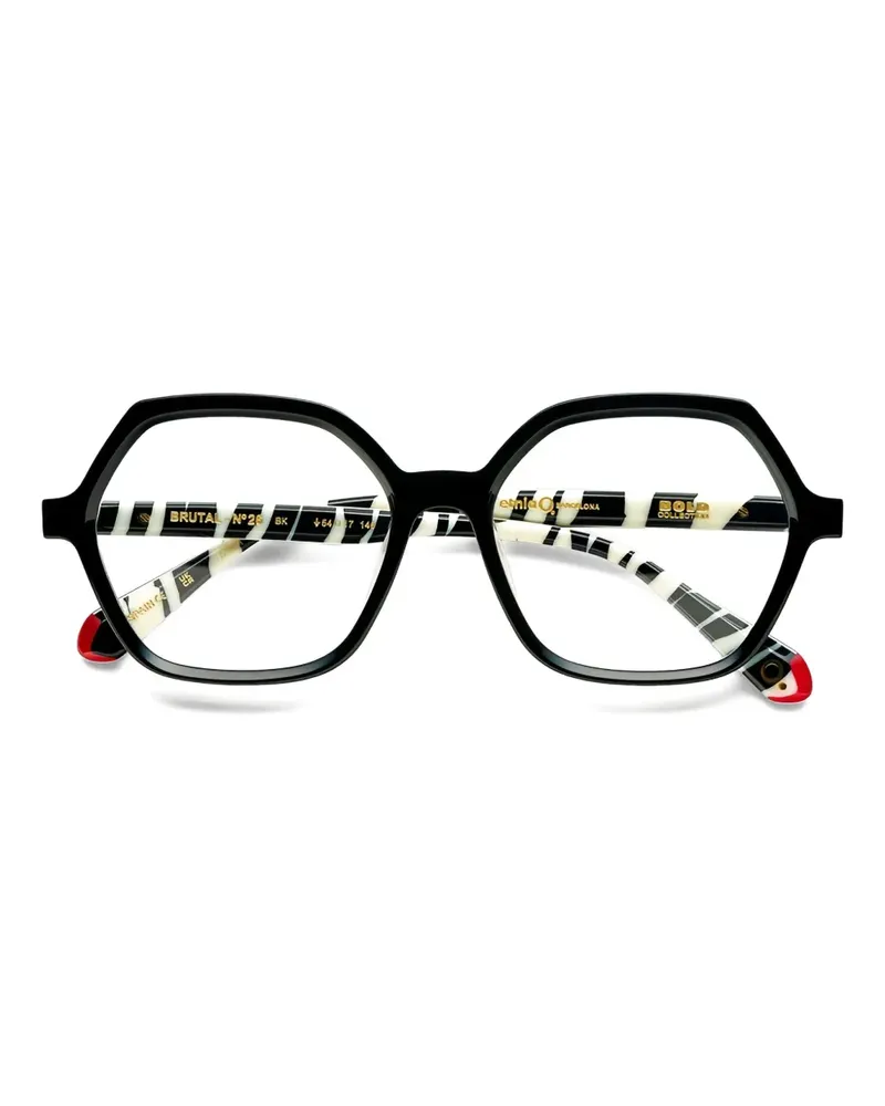 Etnia Barcelona Brutal nº26 geometric-frame glasses - Schwarz Schwarz