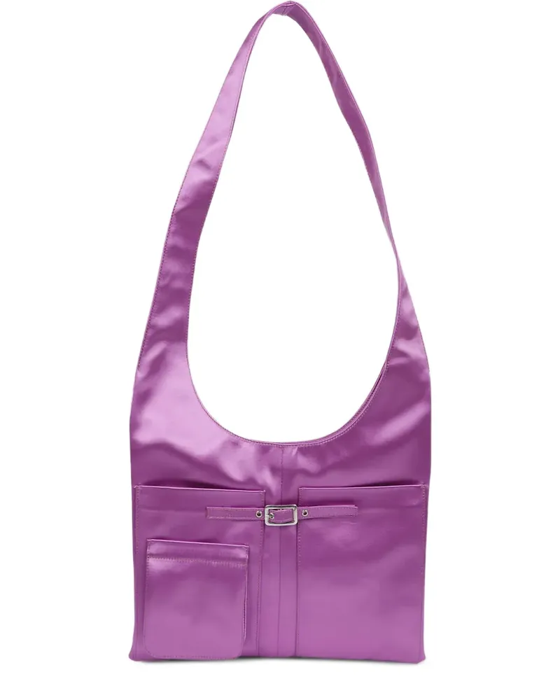 GIMAGUAS Blanca satin shoulder bag - Violett Violett