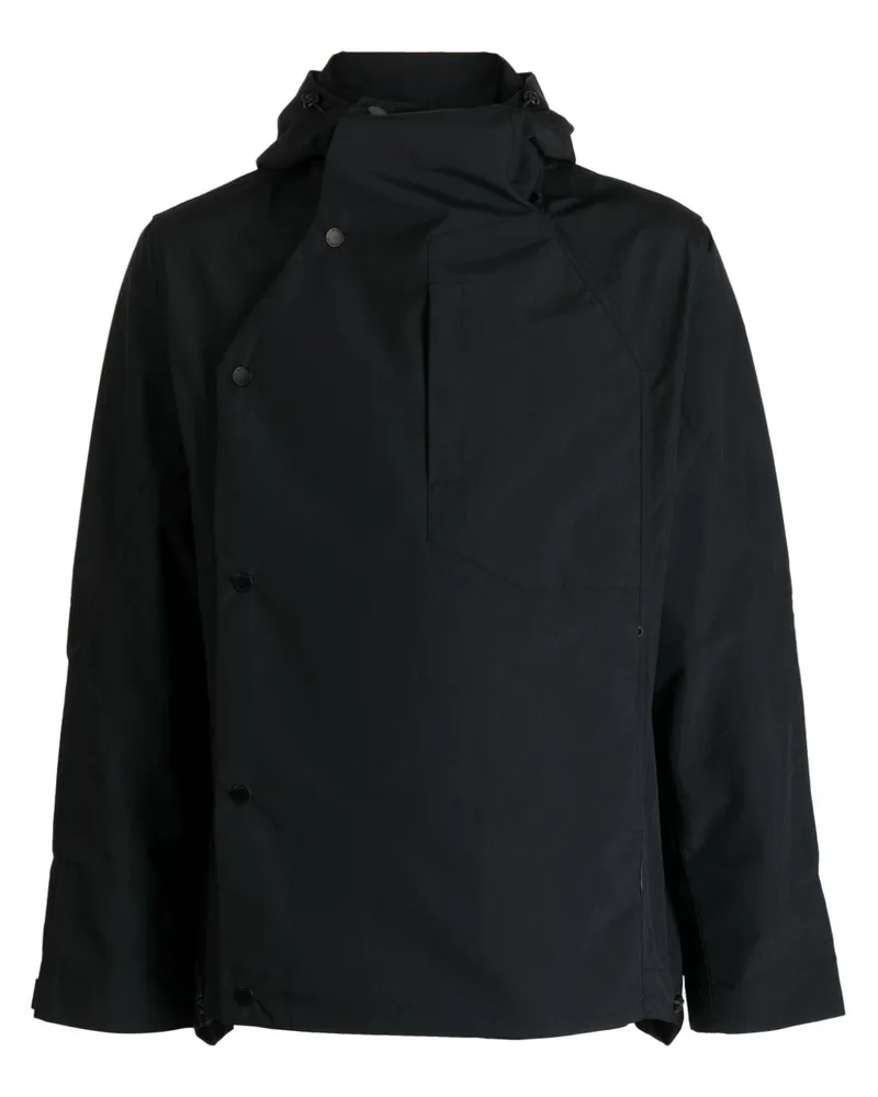 maharishi Wasserdichte 1074 Kapuzenjacke Schwarz