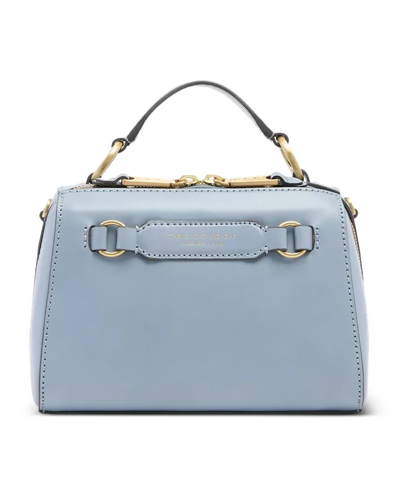The Bridge leather tote bag - Blau Blau