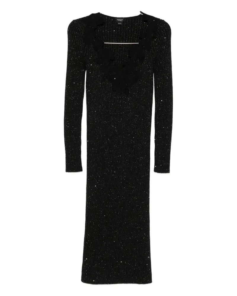 Giambattista Valli Verziertes Kleid - Schwarz Schwarz