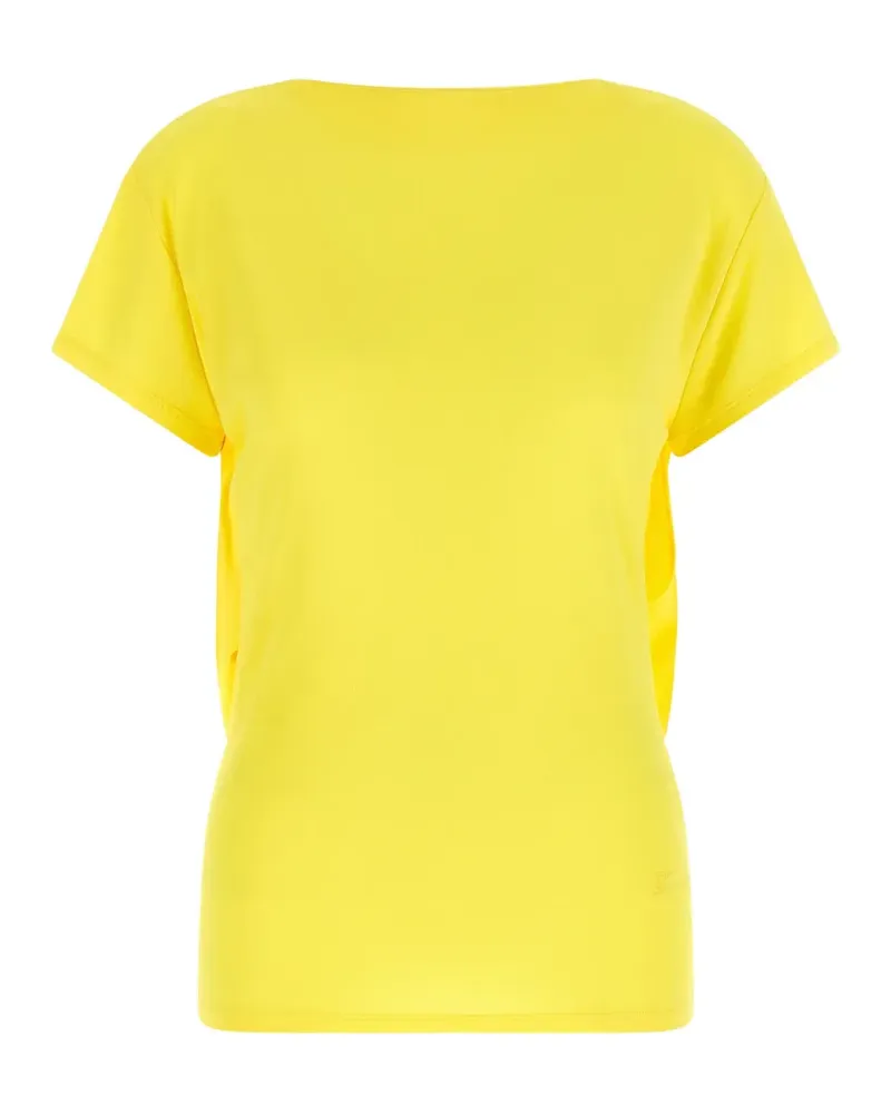 Jacquemus The Mistral draped cut-out T-shirt - Gelb Gelb