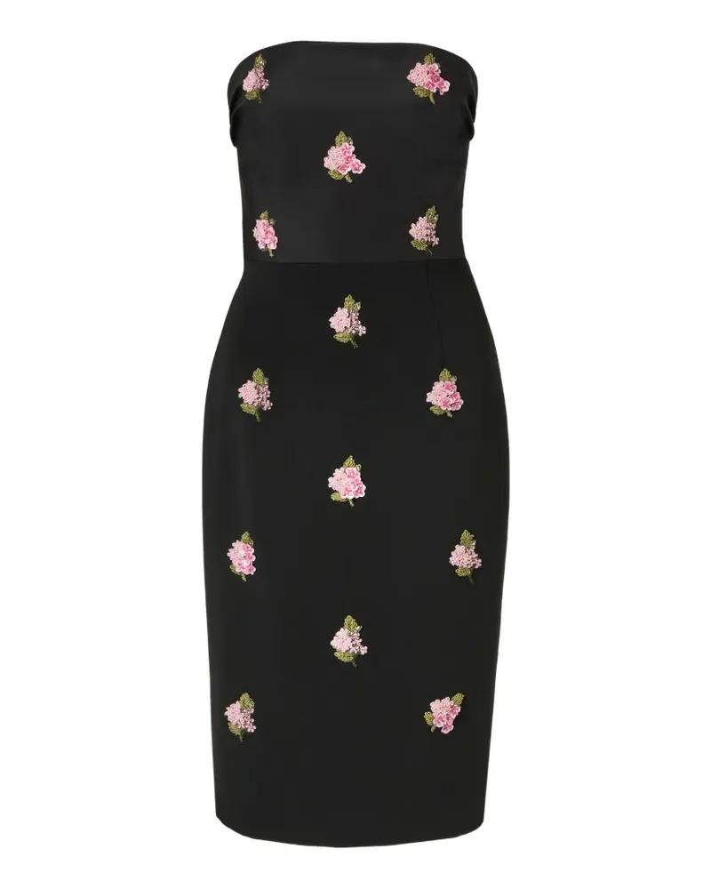 Carolina Herrera New York Kleid mit Stickerei - Schwarz Schwarz