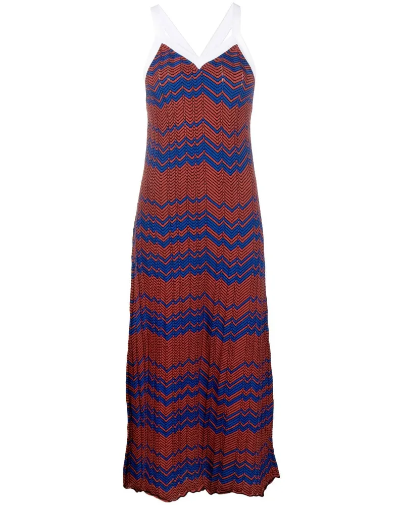 Wales Bonner Kleid mit Gürtel - Rot Rot