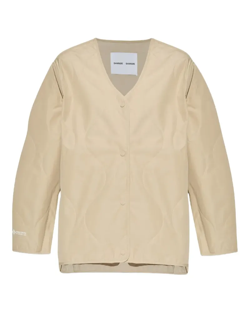 Samsøe & Samsøe Gesteppte Jacke - Nude Nude