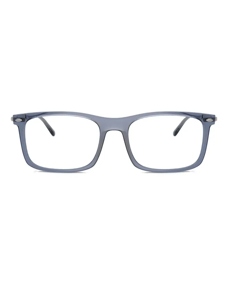 Ray Ban rectangle-frame glasses - Blau Blau