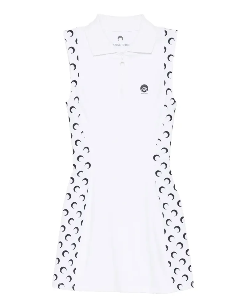 Marine Serre Athleisure mini dress - Weiß Weiß