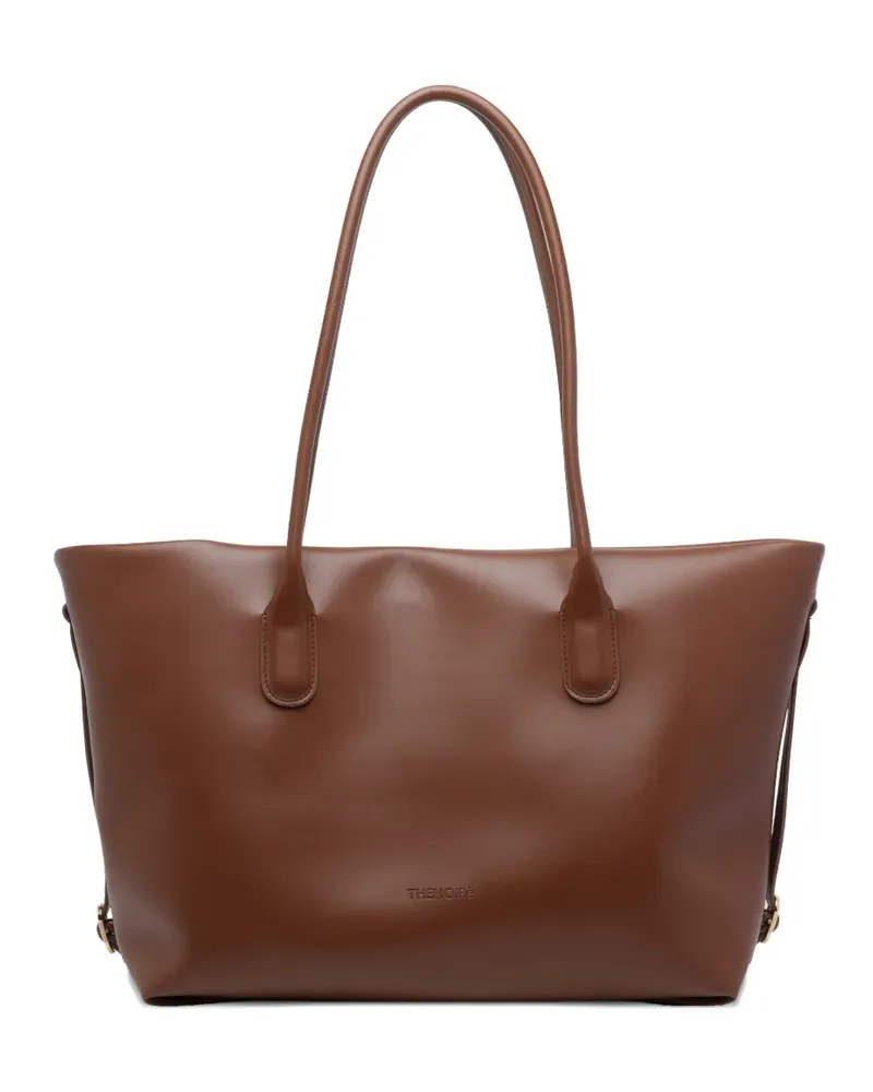 THEMOIRÈ Schultertasche mit Magnetverschluss - Braun Braun