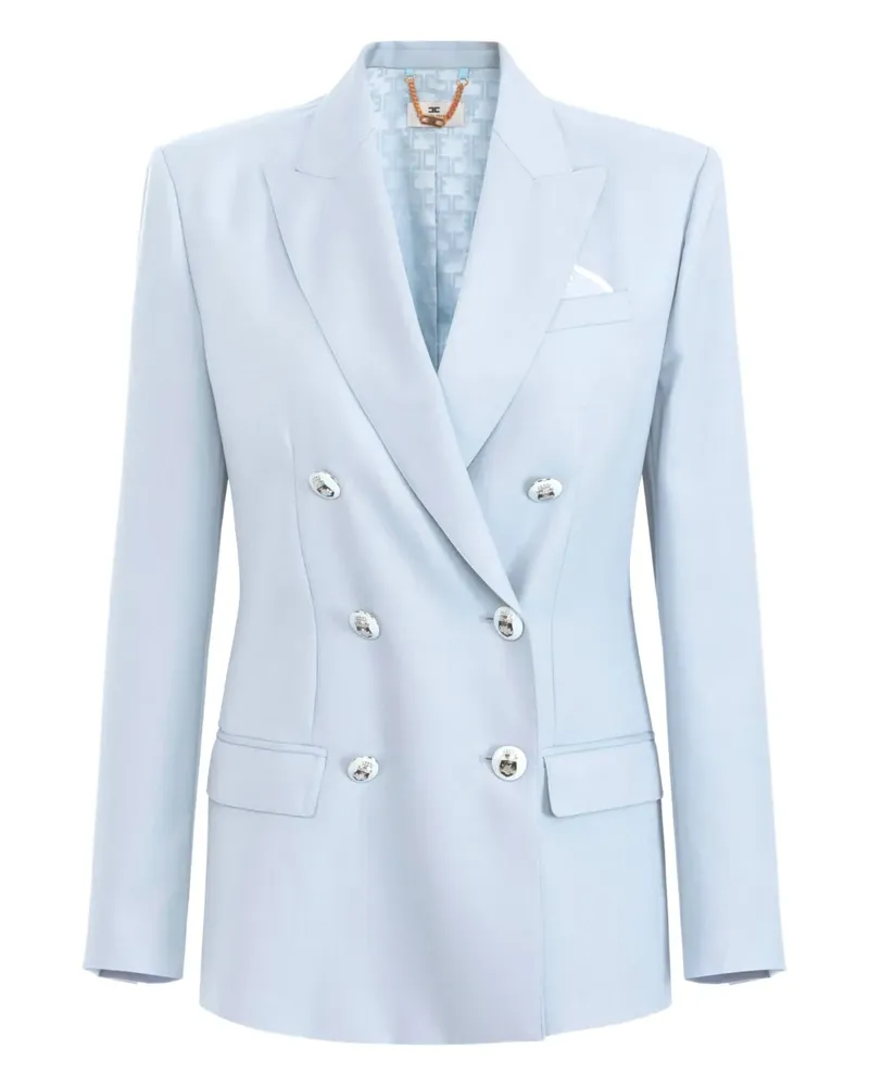 Elisabetta Franchi Doppelreihiges Sakko - Blau Blau