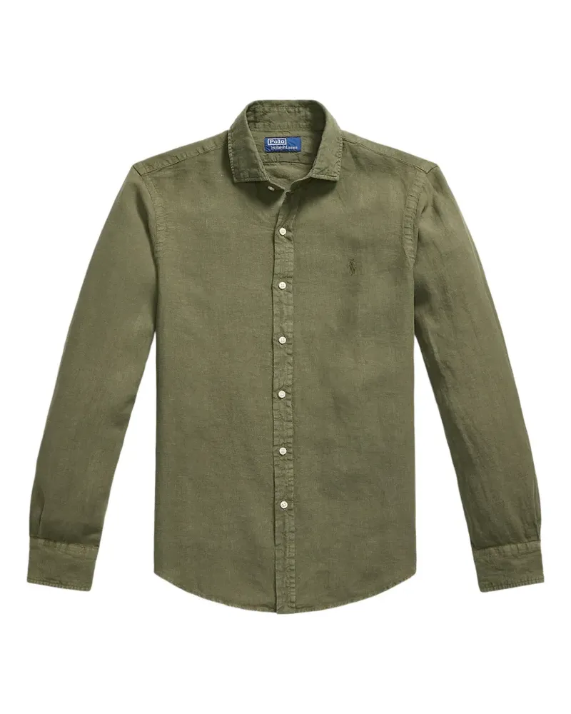 Ralph Lauren Hemd aus Leinen - Grün Grün