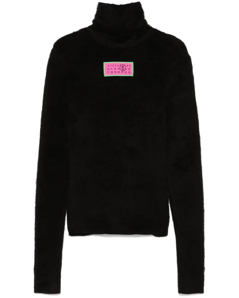 Maison Margiela Pullover mit Nummern-Motiv - Schwarz Schwarz