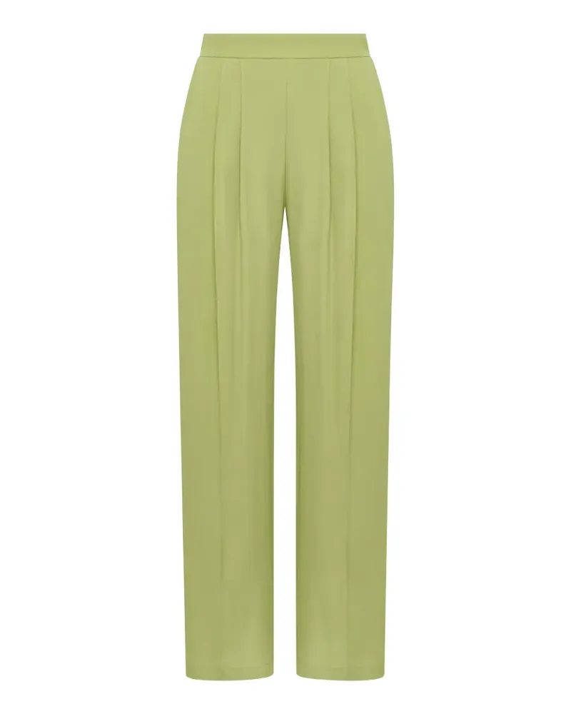 Maliparmi pleated crêpe trousers - Grün Grün